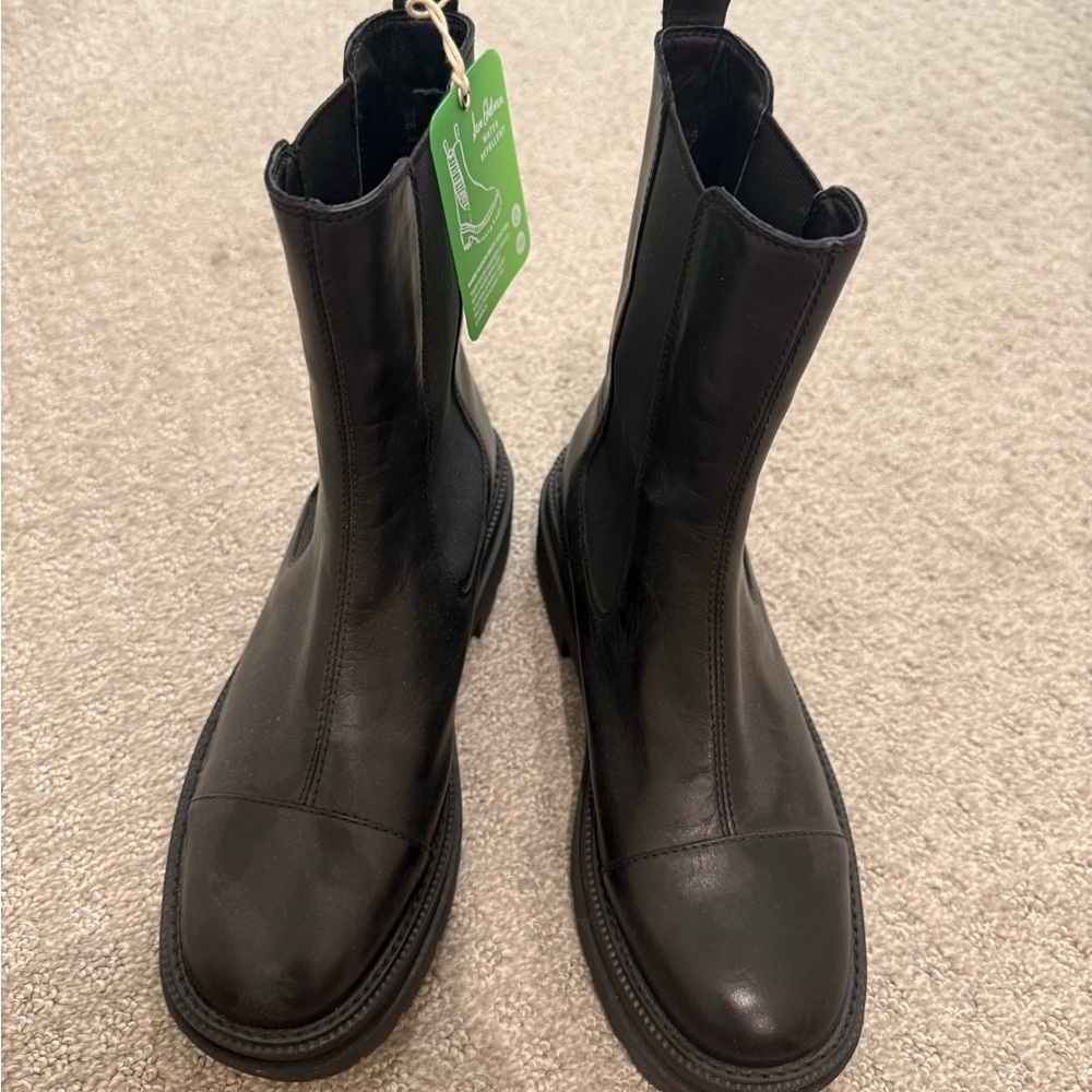 Sam Edelman Black Combat Boots